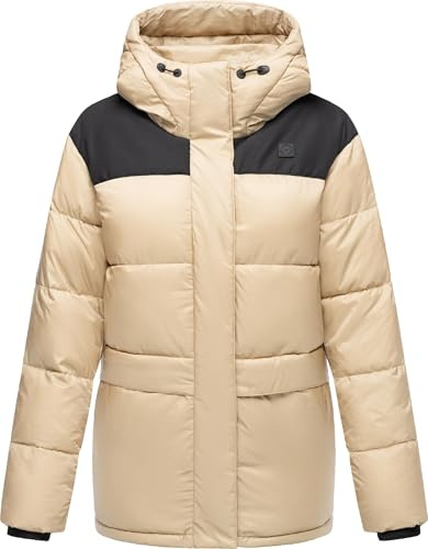 Ragwear Damen Winterjacke warme Steppjacke mit Kapuze Wikesh YOUMODO XS-6XL