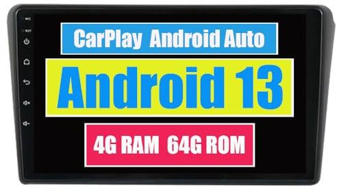 RoverOne Autoradio CarPlay Haupteinheit für Toyota Avensis T25 2 II 2002-2008 Android Auto Touchscreen Sat Navi Bluetooth WiFi Radio Player (schwarzer Rahmen)