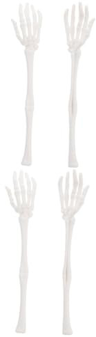 Cabilock 2 Pares De Tenedores De Ensalada Con Calavera Cubiertos Góticos Vajilla Para Fiesta De Halloween Pinzas Para Ensalada De Esqueleto Pinzas Para Servir Comida Tenedor De Pasta