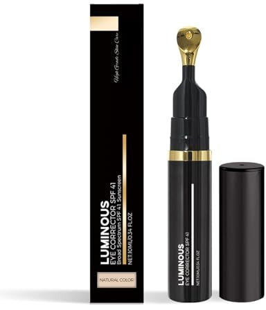 2025 Luminous Eye Corrector Spf 41,Under Eye Colour Corrector For Dark Circles And Puffy Eyes,Anti-Aging Tinted Under Eye Corrector,Hydrating Eyeserum Colour Corrector Dark Circles (NATURAL COLOR)