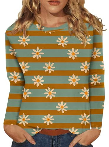 Langarmshirt Damen 3/4 Arm Shirt Damen Pailletten Oberteil Damen T Shirt Damen Bluse Damen Elegant Glitzer Oberteile Damen Unterhemden Damen Baumwolle Unterhemden Damen Sale Tshirt