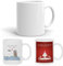 CALCA Taza de sublimación de cerámica 330ml, 36 paquetes de taza en blanco de sublimación, taza de café blanca, taza de caja blanca de transferencia térmica de nivel a
