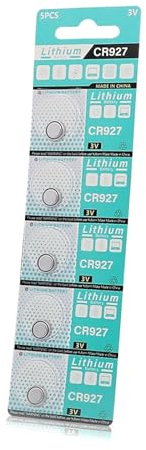 Maxtonser 5/10/20Pcs CR927 Button Cell Batteries 3V Lithium Batteries 927 for Watches Calculators and Remote Control Toy