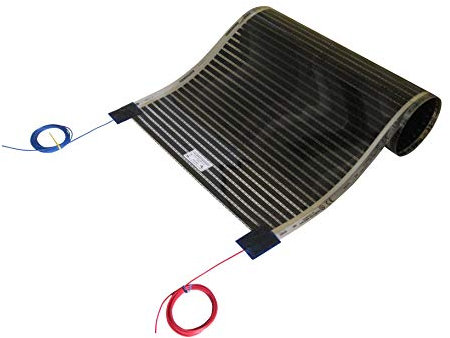 CALORIQUE Lámina de calefacción por infrarrojos para suelo radiante – 220 W/m² – 50 cm de ancho – 5,5 m de largo – calefacción eficiente y económica