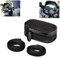 PORTA TELEPASS PORTATELEPASS PORTAOGGETTI IMPERMEABILE OGGETTI CHIAVI COMPATIBILE CON HARLEY DAVIDSON DYNA WIDE GLIDE FXDWG 1500 MOTO SCOOTER LAMPA MANUBRIO