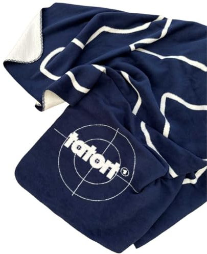 KOLTER Kuscheldecke ARD Tatort | Geschenk für Krimi Fans | Wohndecke aus nachhaltigem und strapazierfähigem Baumwollmischgewebe | Zertifiziert nach Oeko-TEX 100 Pkl. I | ideale Größe in 150x200cm