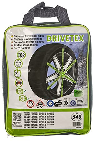 DRIVETEX -540 Set 2 Textilketten Auto Zulassung GS/TUV/ONORM V5121