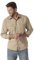 Wrangler Men's Retro Two Pocket Long Sleeve Snap Shirt Button, Solid Tan, XL Tall