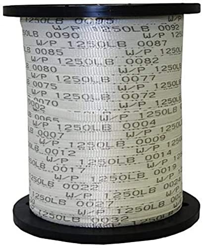 Neptco Polyester Muletape, Pulll Tape Used for Installing Cables in Underground Conduit, Made in USA (1250 Pound 1/2 Pull Tape, 3000 Ft Reel)