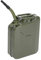 Bonnlo 20 Litres Fuel Oil Storage Can Petrol Diesel Tank with Spout, 0.6 mm Body Thickness (Green)