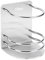 Tiilan Toothbrush Holder Wall Mounted, Bathroom Storage Stand for Razor, Toothpaste - Self Adhesive, Stainless Steel, Silver