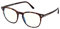 Tom Ford Vista Brille FT 5832-B BLUE BLOCK Dark Havana 48/19/145 Unisex, Dark Havana
