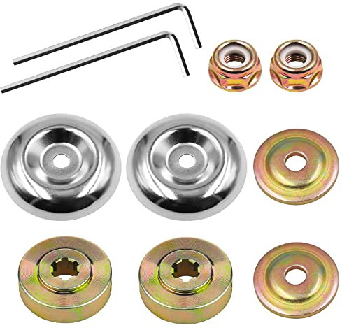 SDwfxd 10 Piezas de Accesorios para Desbrozadoras de Metal, Kit de Fijación de Tuerca de Cuchilla Tuerca, para Universal Cortacésped,Máquina de Riego