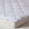 Homescapes Premium Matratzentopper 90x190 cm Baumwolle mit Dicker Mikrofaserfüllung, weiche Matratzenauflage mit Eckgummis