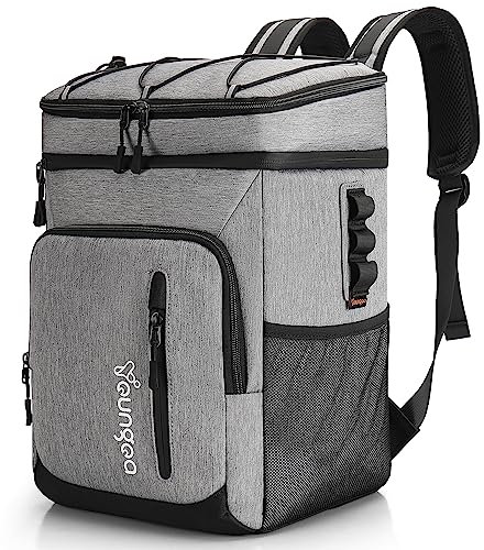 YOUNGOA Mochila Nevera Isotermica Termica Impermeable a Prueba de Fugas para Picnic Senderismo Playa Camping 24L YG065 Gris