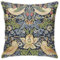 William Morris Strawberry Thief Original-Überwurf-Kissenbezüge, gemütlich, quadratisch, Heimdekoration für Bett, Couch, Sofa, Wohnzimmer, Kissenbezug, 45,7 x 45,7 cm