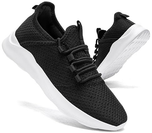 AZSDXS Damen Sneaker Schuhe Sportschuhe Turnschuhe Laufschuhe Schuhe Damen Sneaker Hallenschuhe SchwarzWeiß 37
