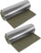 normani 1, 2, 3 oder 5 Ultraleichte Isomatten mit Aluminiumbeschichtung/Alu-Thermomatte Isomatte Farbe Oliv / 2 Stück