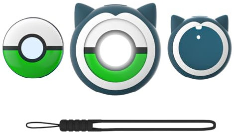 Silikon Hülle für Poke GO Plus + Schutzhülle für Poke GO Plus + 2023 mit Handschlaufe - Blau