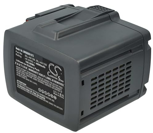 vhbw Akku kompatibel mit Gardena PowerMax Li-40/32, Li-40/37, Li-40/41 Rasenmäher Akku-Gartengerät(4000mAh, 40V, Li-Ion)