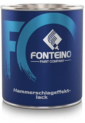 Hammerschlaglack Metallschutzlack Rostschutzlack Metalllack I Innen und Außen, Schnelltrocknend, Hohe Deckkraft I GOLD 750mL