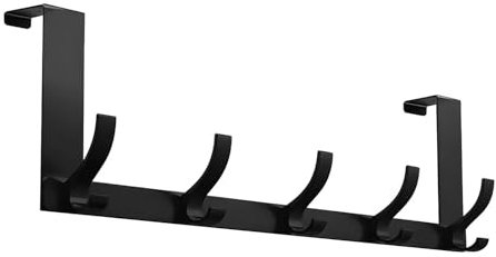 Ushine Over The Door Hooks,Heavy Duty Over Door Hanger,Over Over Door Hook Rack for Hanging Clothes Towel,Bag,Robe,Suitable for Bathroom,Bedroom,Kitchen