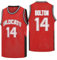 Herren Wildcats High School Basketball Trikot #14 Troy Bolton Jersey #8 Chad Danforth Shirt Jersey Rot S-XXL, Rot Nr. 14, XL