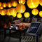HEDMON Solar Lichterkette Lampion,Lampions Außen Wetterfest 6,5 Meter 30 LED Laternen 8 Modi IP65 Wasserdicht Beleuchtung Solarlichterkette Outdoor für Garten, Balkon,Hof,Fest Deko