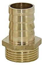 IpuDis Masculino de latón 1 a 16 mm 19 mm 25 mm 32 mm Conector de la manguera de agua de 32 mm DN15 DN20 DN25 Conector de manguera de jardín conjunta de tubo 10pc (Color : 25mm)