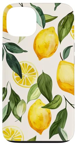 iPhone 13 Pattern Art Lemon Fruit Vintage Case