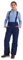 killtec Mädchen Skihose mit abzippbarem Latz und Kantenschutz Girls Skihose 242, dunkelnavy, 152, 43402-000