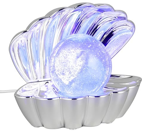 Reality Leuchten Tischleuchte Shelly R57731106, Kunststoff Chrom, 0.8 Watt LED, Farbwechsel