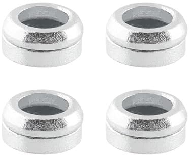Yundxi 4pcs Bicycle M6 Disc Brake Washers, Disc Brake Bolts Spacer Bike Convex Concave Washers Rings for Mountain Bicycle