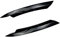 ZDPVK Autoscheinwerfer-Augenbraue for VW, for Passat B7 2010 2011 2012 2013 2014 Auto Glänzend Schwarz Scheinwerfer Augenbrauen Augenlid Abdeckung Dekorative Verkleidung(Glossy Black)