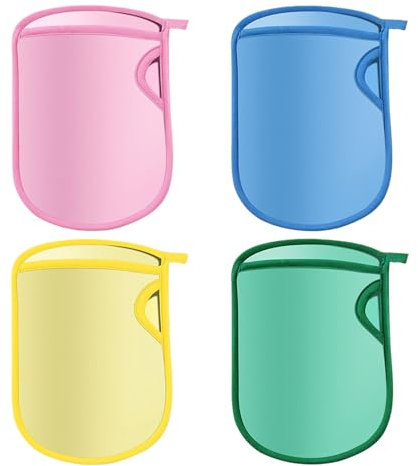 Gants De Nettoyage À L'éponge, Corps De Gants À Nettoyer, À Broussailles Réutilisables, Matériau À Séchage Rapide, Compact Et Portable, 18x13 Cm Pour Les, Les Garçons, Les Filles Et Les A