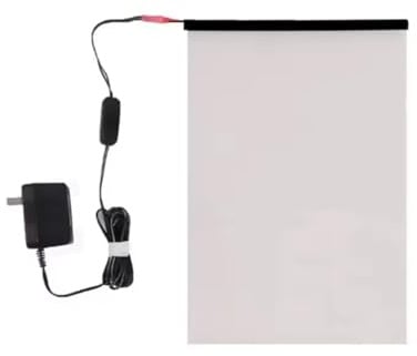 PDLC Smart-Film, personalisierbar, für Zuhause, Besprechungsraum, Büro, Fenster (Breite 50 x Höhe 100 cm)
