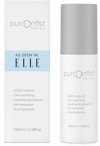 Puromist Hypochlorous Acid Spray 100ml Skin Purifying Mist | Antibacterial Protection & Anti-Inflammatory Care | Calms Redness & Irritation | pH Balanced, Alcohol-Free | For Face and Body