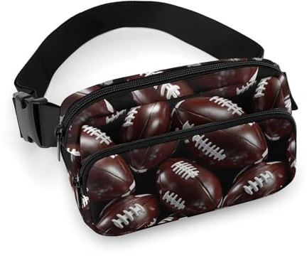 American Football bedruckte Bauchtasche, Umhängetasche für Damen, modische Gürteltasche
