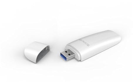 Tenda U12 Clé WiFi Puissante, WiFi Adaptateur AC 1300 Mbps, dongle WiFi, USB 3.0, Mini Carte WiFi Compatible avec Windows 11/10/8/7/XP, Mac OS X, Linux