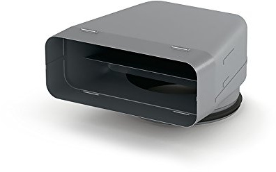 SF-UR 150 Umlenkstück 90 Grad mit Luftleitkörper für perfekte Strömungswerte / COMPAIR STEEL flow 150 (System Ø 150)