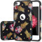 Fingic Schutzhülle für iPod 6, iPod Touch 5, iPod 7, schlanke Hülle für Jugendliche, buntes Ananas-Gold, glänzendes Sternmuster, Schutzhülle für Apple iPod Touch 5/6. Generation, Blumenananas