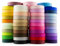 Summer-Ray 235 Yards (47 x 5 Yards) Grosgrain Ribbon 3/8 inch (10mm) Mixed Colours Value Pack