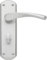 Architectural Hardware Howdens Bertelli Garda Satin Nickel Door Handles 1 Pair (Bathroom Lock Door Handle Set)