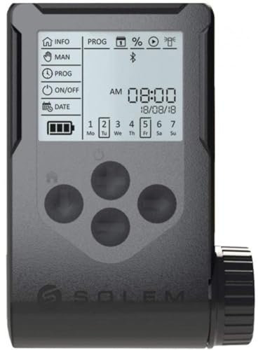 Programador riego a Pilas Solem WooBee 4 Estaciones con Bluetooth