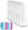O³ Fingerzahnbürste Baby, 6 Stück mit Transportboxen, Mundpflege Bürste aus BPA-freiem Silikon, Finger Toothbrush, Zahnpflege Fingerling ab 6 Monaten, Babyzahnbürste zur Reinigung und Massage
