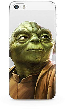 ERT GROUP Handyhülle für Apple iPhone 5/5S/SE Original und offiziell Lizenziertes Star Wars Muster Yoda 006 optimal an die Form des Handy angepasst, teilweise transparent