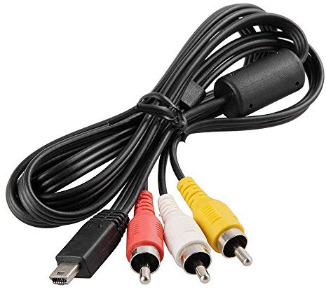 Aiivioll AVC-DC400ST Stereo-AV-Audio-Video-Cinch-Kabel, kompatibel mit Canon Digital SLR Kameras EOS 1D, 1D X, 500D, 550D, 5D Mark III, 600D, 60D, 650D, 700D, 7D und mehr (1,2 m)