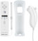 QUMOX Bluetooth Telecomando Wii, 2 in 1 Motion Plus Integrato Remote di Gioco Controller con Custodia in Silicone e Cinturino da Polso per Wii e Wii U Bianco, Nvidia Shield