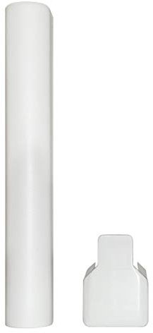 Fuhr Bisagra inferior para ventana inclinada, de plástico, color blanco, 2 piezas