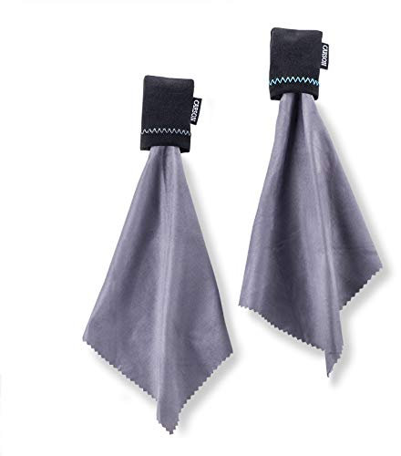 Carson Stuff-It Go Microfiber Lens Cloth Cleaning System - 2 Pack (SN-10AM), Black